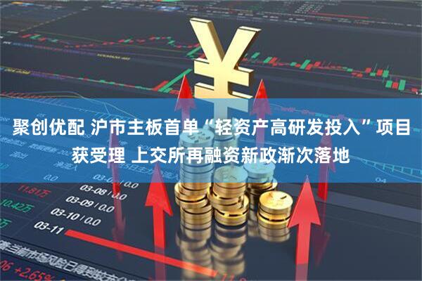 聚创优配 沪市主板首单“轻资产高研发投入”项目获受理 上交所再融资新政渐次落地